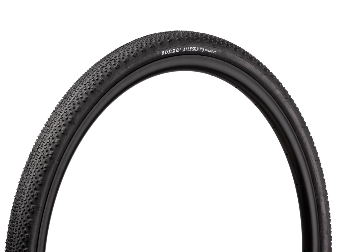 ONZA Allegra X3 Black 700x50C 610g Gravel Faltreifen