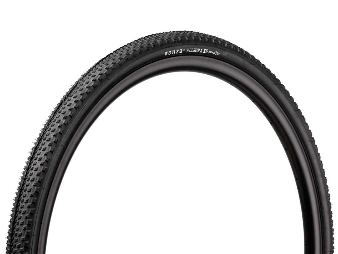 ONZA Allegra X5 Black 700x50C 610g Gravel Faltreifen