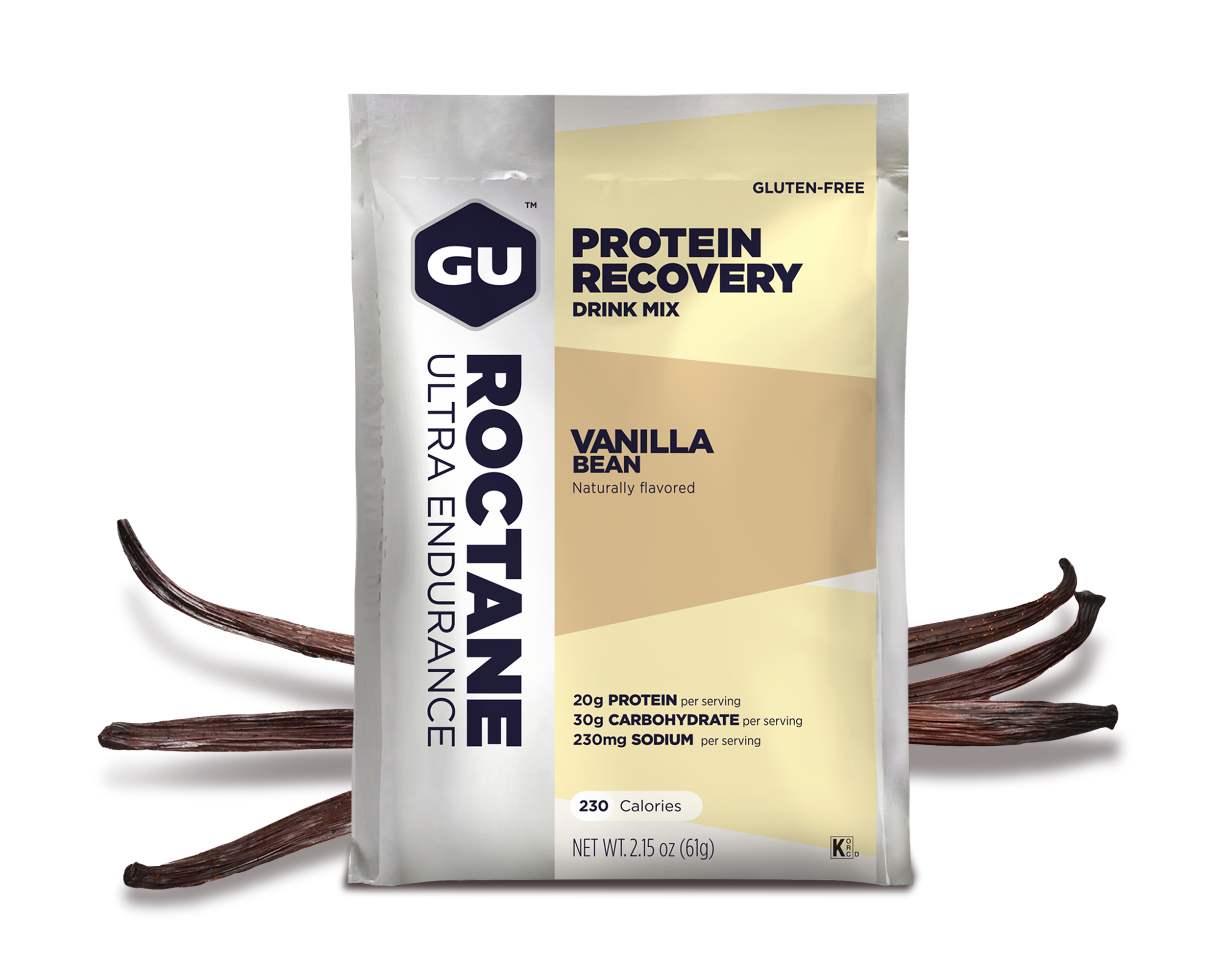 GU Energy Proteingetränk Roctane Recovery Vanille (930g)