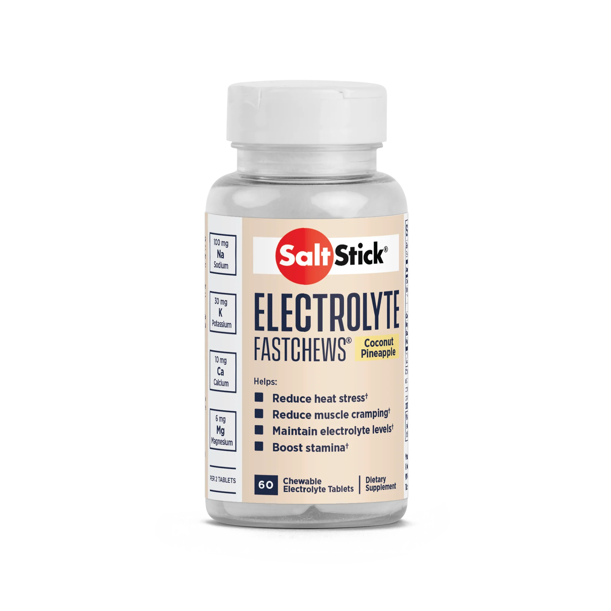 SaltStick Fastchews Kokos-Ananas (60 Kautabletten)