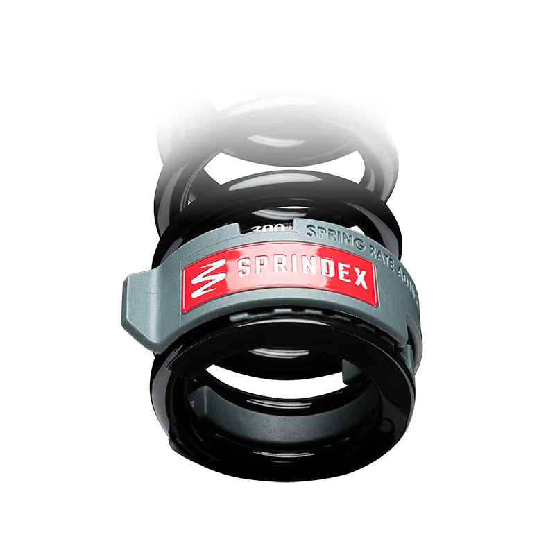 Sprindex Feder 75mm Federweg/160mm 7.4mm(Durchm.)Draht/300min.Rate