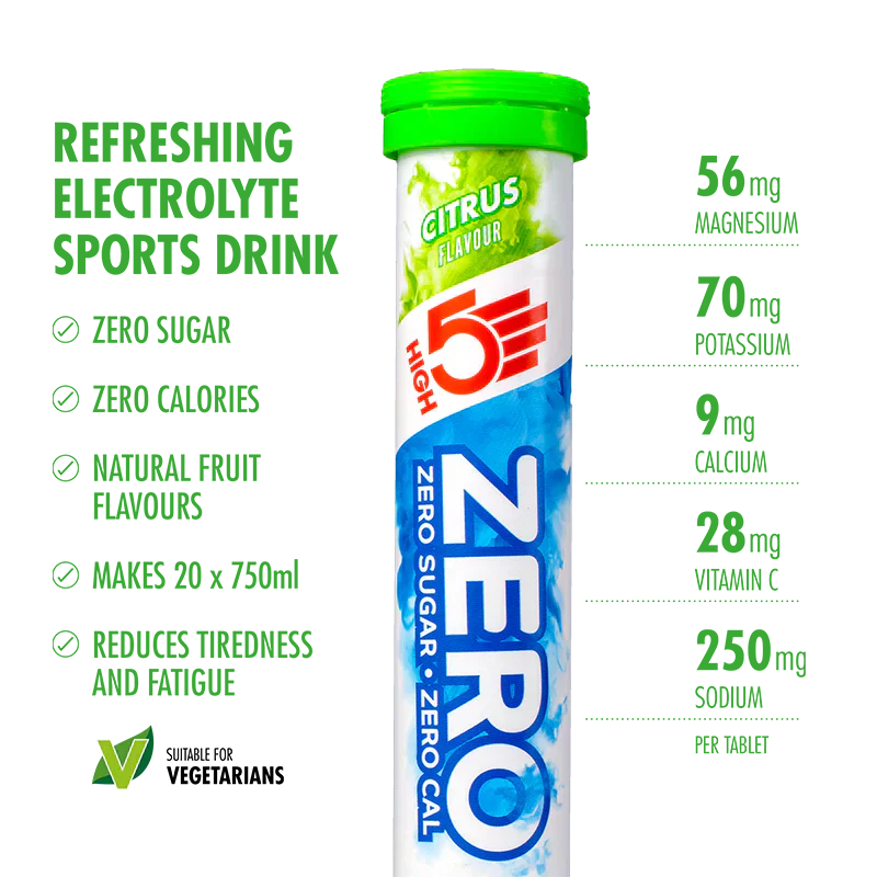 High5 Elektrolyttabletten ZERO Zitrone (8x20 Tabletten)