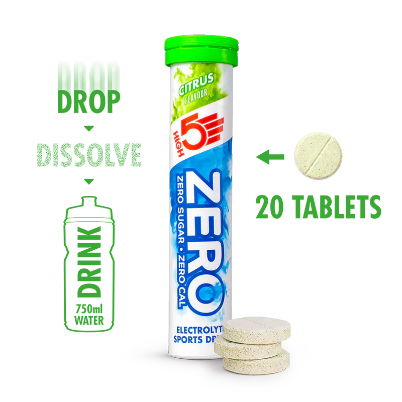 High5 Elektrolyttabletten ZERO Zitrone (8x20 Tabletten)