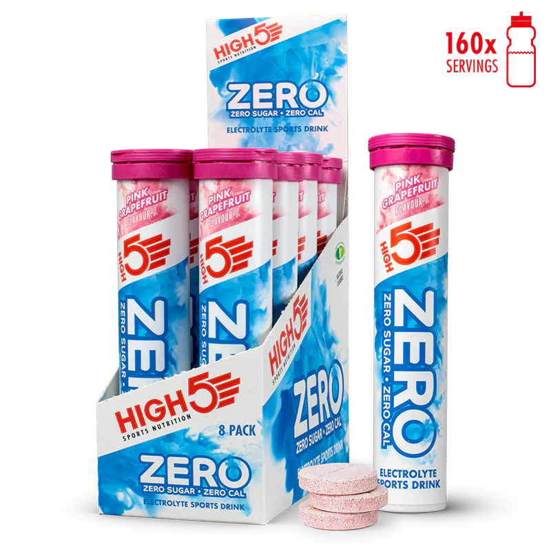 High5 Elektrolyt-Tabletten ZERO Pink Grapefruit (8x20 Tabletten)