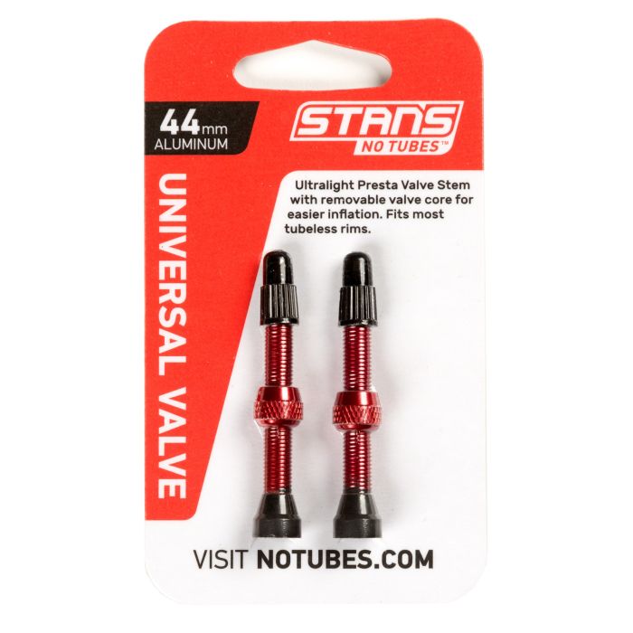 Stan's Tubeless Ventilset ALU Presta 44 mm (Rot)