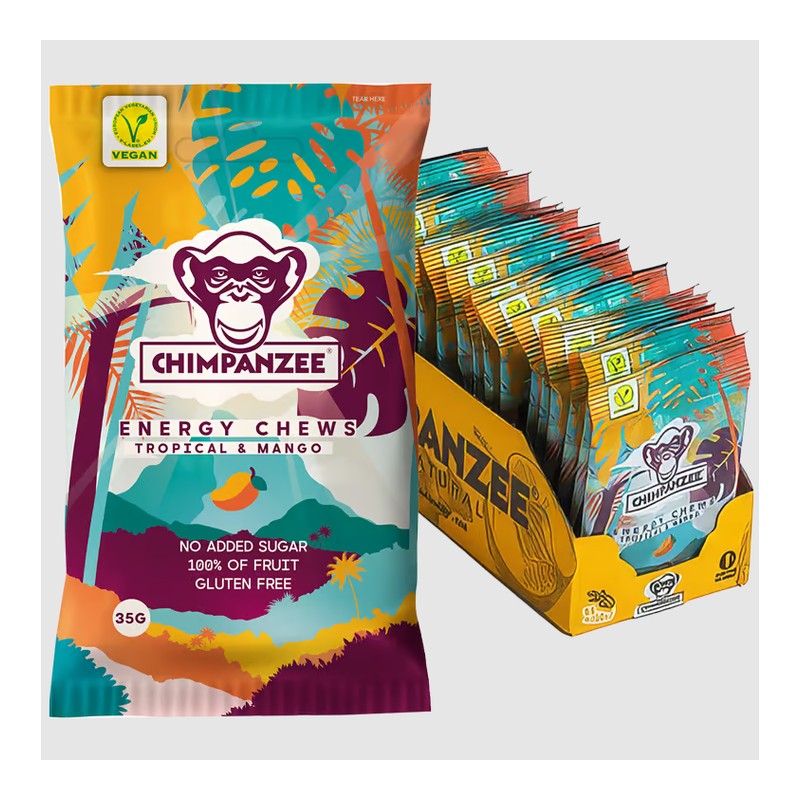 Chimpanzee Energy Chews Mango 35 g (20 stk.)