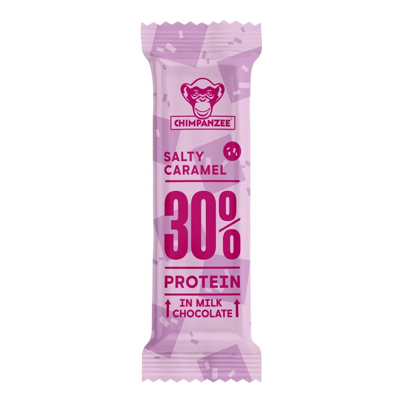 Chimpanzee Proteinbar 30% Salty Caramel 50 g (20 stk.)