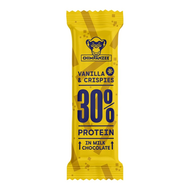 Chimpanzee Proteinbar 30% Vanilla & Crispies 50 g (20 stk.)
