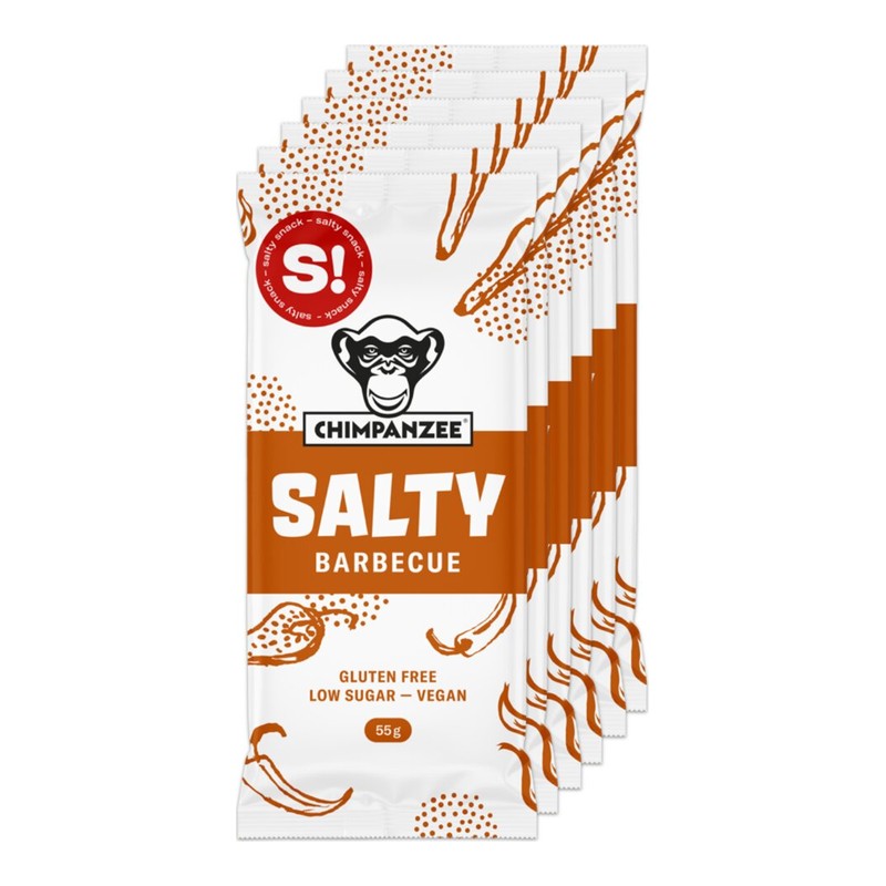 Chimpanzee Salty Bar Barbecue 55 g (15 stk.)