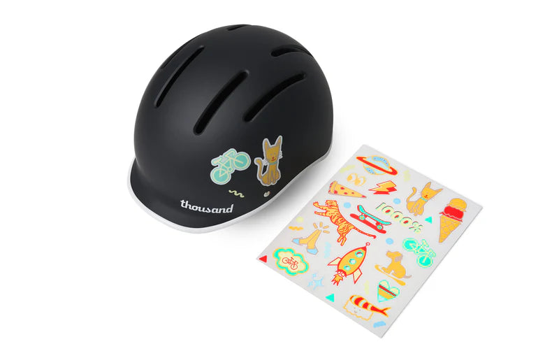 Thousand Jr. Kinderhelm - Carbon Black
