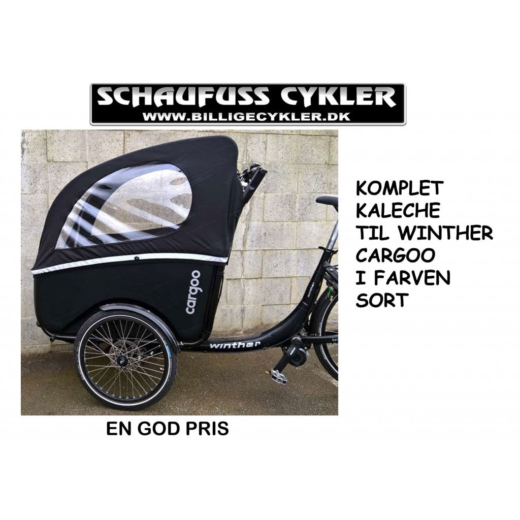 Winther Cargoo Verdeck komplett schwarz