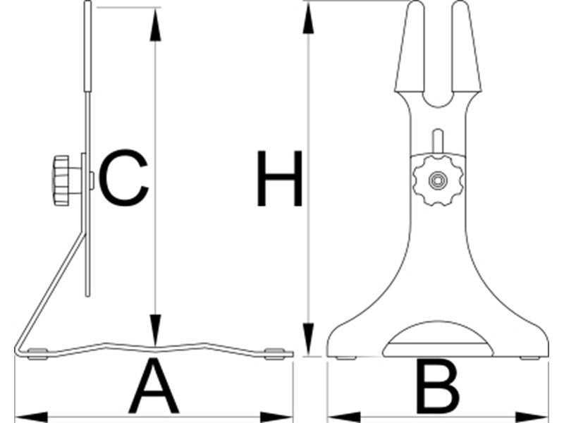 Unior Fahrradständer für den Boden - verstellbar