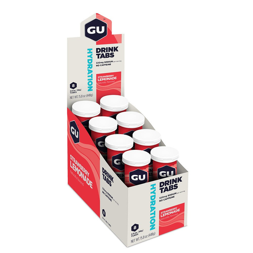 GU Energy Labs Elektrolyt-Tabletten Hydration Strawberry Lemonade (8er-Pack)