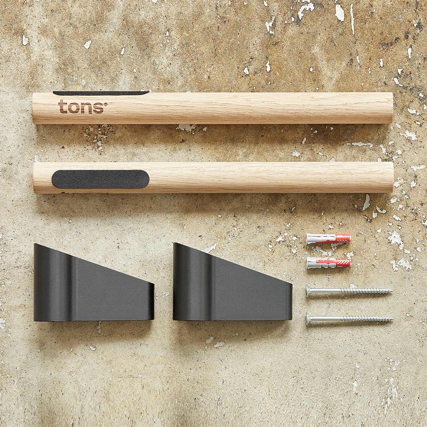 Tons Studio Wandhalterung Eiche Natur (32cm)