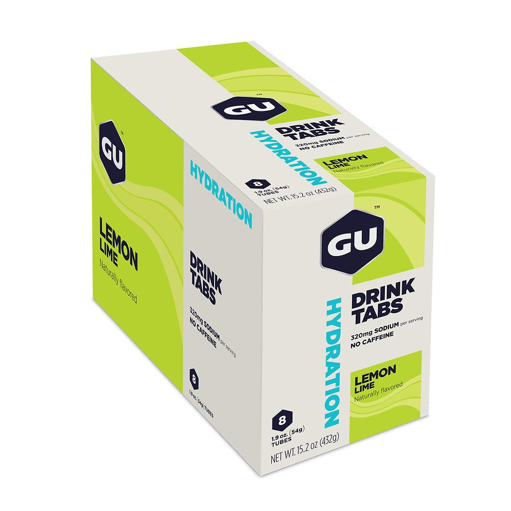 GU Energy Elektrolyt-Tabletten Zitrone-Limette (8 x 12 Tabs)